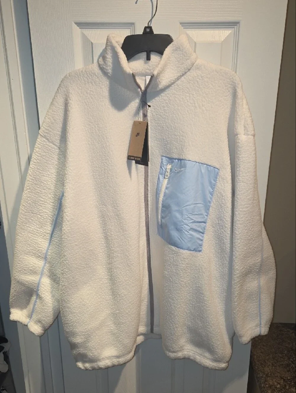 Nike plush white